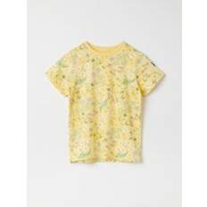 Polarn O. Pyret T-shirts Polarn O. Pyret Floral Print Kids T-Shirt Yellow 9-10y x