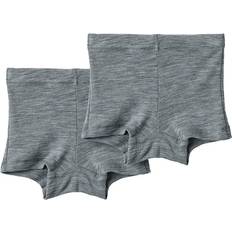 Wheat Ensfarvet Undertøj Wheat 2-pak Uld Boxershorts Avalon melange grey