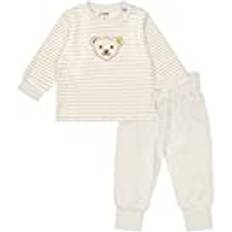 Beige Sonstige Sets Steiff Strampler, Baby Sweatanzug, Beige, (86)