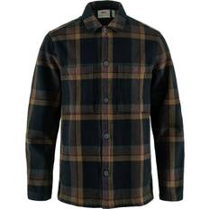 Organic Fabric Shirts Fjällräven Singi Flannel Overshirt Casual jacket XXL, black