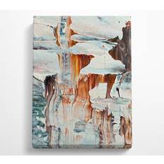 Metro Lane No Frame Print on Canvas - Multicolour (66 cm H x 106.6 cm W) Framed Art