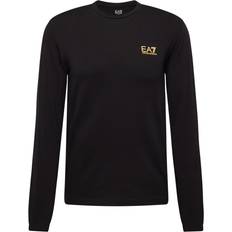 Core Id Left Chest Logo Long Sleeve T-shirt - Black