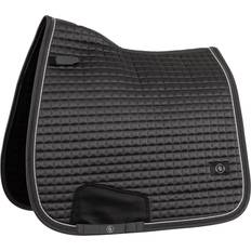 Polyester Saddle Pads Br Satin Dressage Saddle Pad Capri - Noir