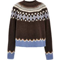 Alanui Sweet Winter virgin-wool jumper women Virgin Wool Brown