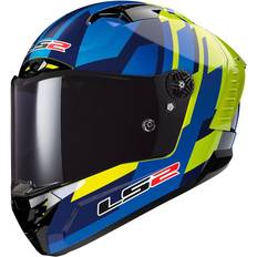 LS2 Integraler Motorradhelm THUNDER CARBON GAS Blue H-V Yellow