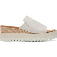 Textile Heels & Pumps Toms Diana Mule Wedge Sandal Yarn Dye - Beige
