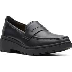 Shoes Clarks Calla Ease Women's Shoes Black Leather