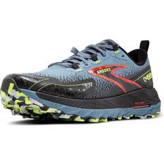 Brooks Cascadia 18 Trail Running Shoes - Citadel/Ebony/Lime