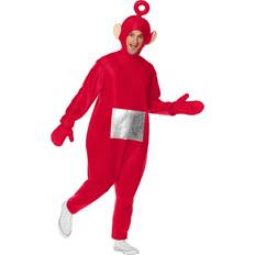 Adults Teletubbies(TM) Red Po Polyester Jumpsuit Costume