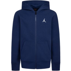 Jordan L Hoodies Jordan Boys Brooklyn Full-Zip Hoodie Boys' Grade School Midnight Navy/Navy