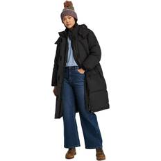 Timberland Howker Recycled Down Puffer Long Parka for Women in Black, Woman, Black, Women Apparel Down Jackets Outdoor Style