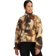 Multicoloured - Women Tops The North Face Womens Extreme Pile Pullover Multi, Multi, Xs, Women Print