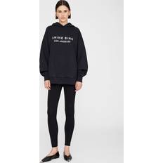 Anine Bing Sweater Alto Hoodie - Black