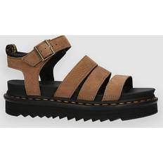 Dr. Martens Marron Chaussons et Sandales Dr. Martens Blaire Tumbled Leather Sandals - Damen/Braun