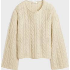 By Malene Birger Suéteres By Malene Birger Cierra Cable Knit Sweater - Oyster