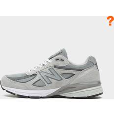 New Balance Made in USA 990v4 leather sneakers unisex Rubber/Fabric/Mesh/Pig Leather/Polyurethane Grey