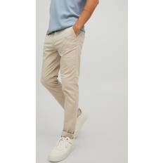 Ternede Bukser & Shorts Jack & Jones Slim Fit Chinobukser Creme/Sort