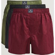 Polo Ralph Lauren 3-Pack Woven Boxer Black/Green/Red