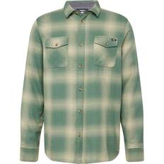 Vans Men Shirts Vans Monterey III Buttondown Shirt Men's Dark Forest Elm