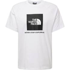 Clothing The North Face Short Sleeve Raglan Redbox Tee - TNF White