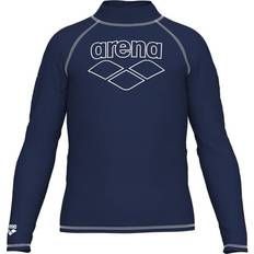 UV-Pullover Arena Arena Jungen Unisex Jr Rash Vest L/S Graphic Shirt, Navy-White