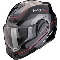 Scorpion Motorcycle Helmets on sale Scorpion Exo-Tech Pro Commuta Helmet - Black/Red/Silver Adult