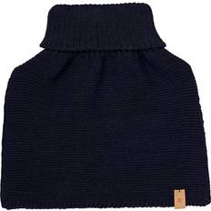 98/104 Mössor Barnkläder Huttelihut Dark Navy Halsvärmare Ullstickad 122-128