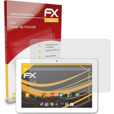 atFoliX 2x Screen Protection Film For Acer Iconia Tab 10 A3-A20 Matt Shockproof