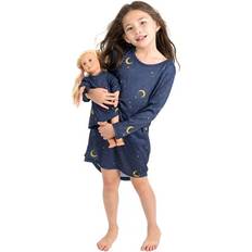 Nightgowns Leveret Girls and Doll Nightgown Moon Year