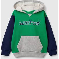 Pocket Sweatshirts United Colors of Benetton 100% Cotton Hoodie, 12-18, Multi-color, Kids