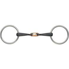 Equestrian Shires Copper Lozenge Snaffle: 5.5&quot 5.5&quot