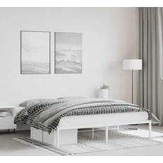 Sängar & Madrasser vidaXL Bed Frame 183 x 213 cm - White
