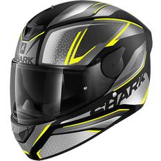 Shark D-Skwal Daven Casco, gris-amarillo, tamaño para mujer