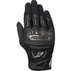 motorbike motorcycle smx-2 air carbon v2 leather gloves black