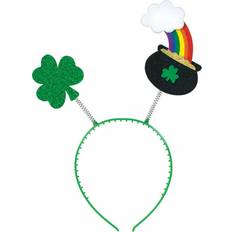 Chapeaux St. Patricks Day Haarreif Kleeblatt u. Regenbogen