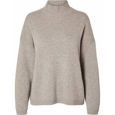 Selected Femme Pullover beigemeliert