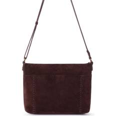 Suede Crossbody Bags The SAK Melrose Leather Crossbody Handbag Brown