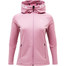 Peak Performance Women's Rider Zip Hood Fleecejakke pink