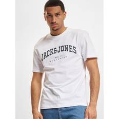 Jack & Jones T-shirts Jack & Jones Logotyp O-ringning T-shirt Vit