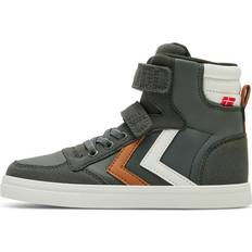 Hummel Slimmer Stadil Leather High Jr Grün