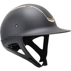 Medium Riding Helmets Ovation Vantage ERT Helmet Black/Gold (Large/X-Large)