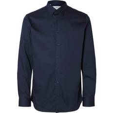 Organic Fabric Shirts Selected Homme Slim Fit Stretch Shirt