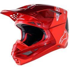 Alpinestars Supertech S-M10 Flood Crosshjelm - Rød