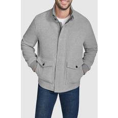 Signature Stand Collar Wool-Blend Bomber Coat