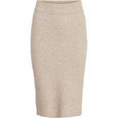 Vila Ril Pencil Skirt - Beige