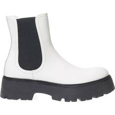 Alexander McQueen Støvler Alexander McQueen Elegant Monochrome Leather Boots 36.5, Black and White, Boots Women Shoes, Color_Multifarver, Dame, Multifarver, New with tags, Sko, Sort & Hvid, Støvler
