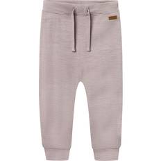 Lila - Mjukisbyxor Name It Purple Dove Wesso Ull Sweatpants