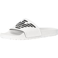 Emporio Armani Herr Skor Emporio Armani Tryckta Sandaler för Kvinnor - White