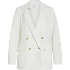 White Suits Vila Double Breasted Blazer