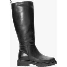 Sko Dune London Tilings Leather Boots, Black